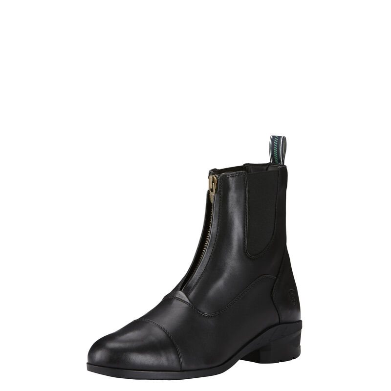 Ariat English: Heritage IV Zip Botas Paddock Hombre - Negras (ELJRF3092)